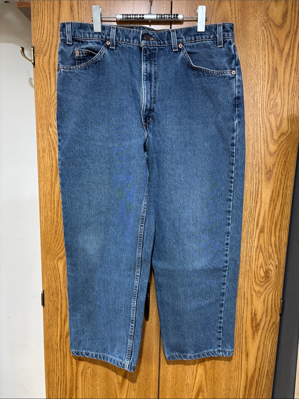Levi's Men's Dark Blue Relaxed Fit Jeans vintage USA